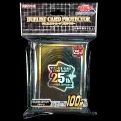Yu-Gi-Oh! OCG DUEL MONSTERS DUELIST CARD PROTECTOR QUARTER CENTURY Black - KONAMI