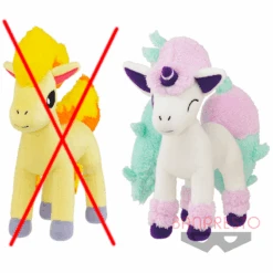 BANPRESTO Pokémon Focus Big Plush Toys - Galarian Ponyta - - BANDAI