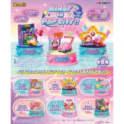 RE-MENT Hoshi No Kirby KIRBY IN POP CITY!! (6 Items Complete Set) - RE-MENT